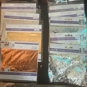 Foil sheets for crafting